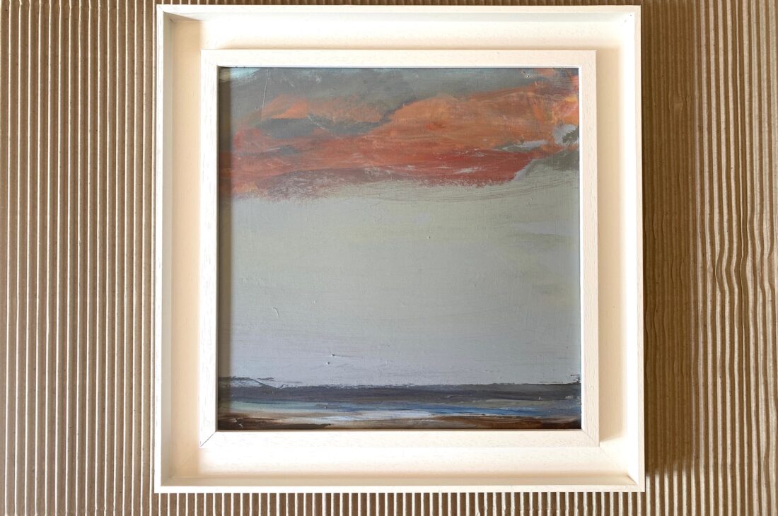 Never goodbye acrylic on board 30x30 1