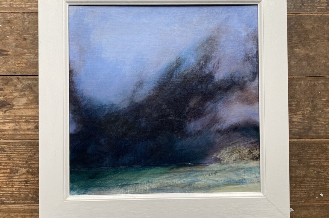 Loaded acrylic on linen board 40x40cm