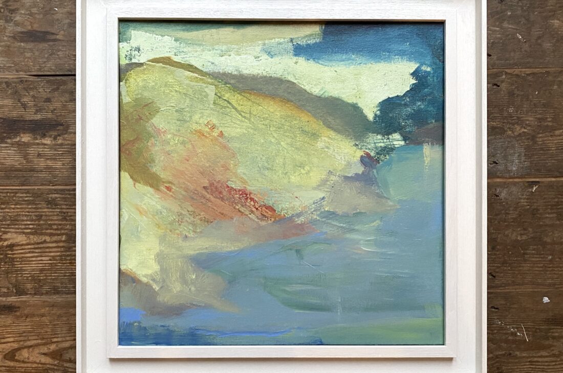 You showed me a place ill find even when im old acrylic on linen board 40x40cm 1