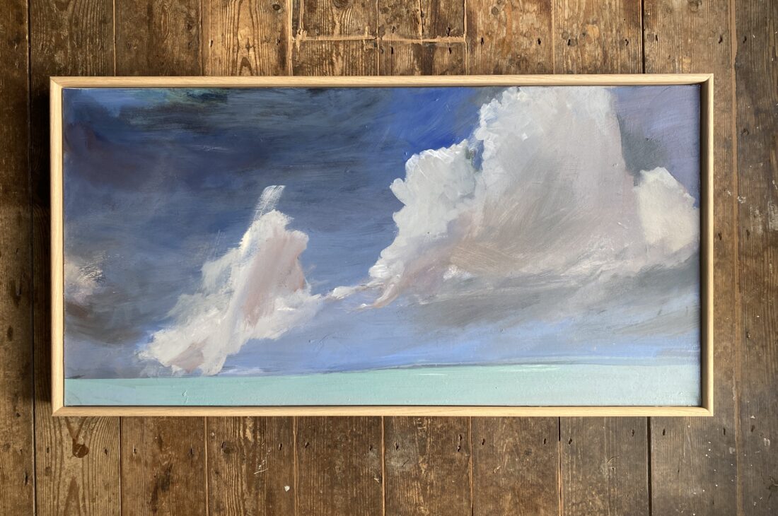 If you can dream acrylic on canvas 103x53cm