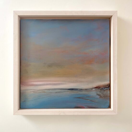 Mirror sea 50x50 acrylic on wood