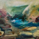 Avon river at shipley dartmoor 1750x1300cm acrylic on canvas copy