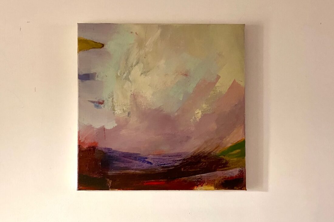 Come back 50x50cm acrylic on linen
