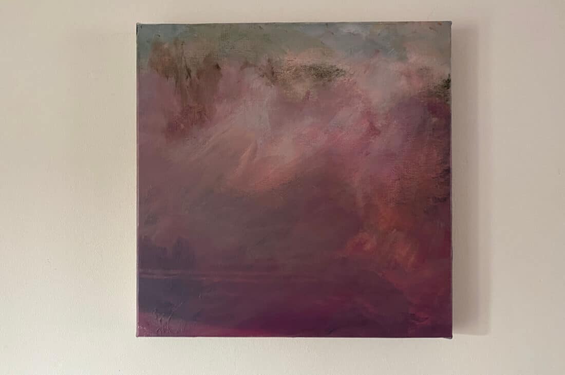 Dear lover 40x40cm acrylic on linen