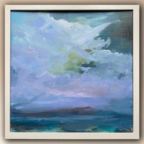 I am a child humming 40x40cm acrylic on linen