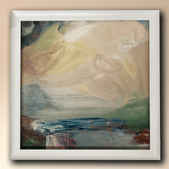 Something from nothing 65x65cm acrylic on linen