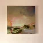 Todays song 61x61cm acrylic on linen