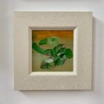 Hellebore 15x15cm acrylic on wood