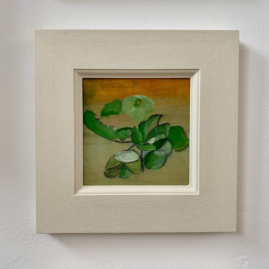Hellebore 15x15cm acrylic on wood