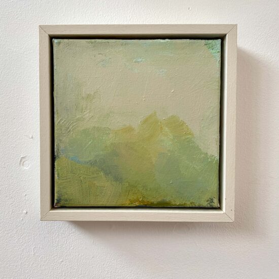 Misty 20x20cm acrylic on canvas