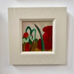 Roses are red 15x15 acrylic on wood