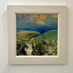 The steep path down 30x30cm acrylic on board