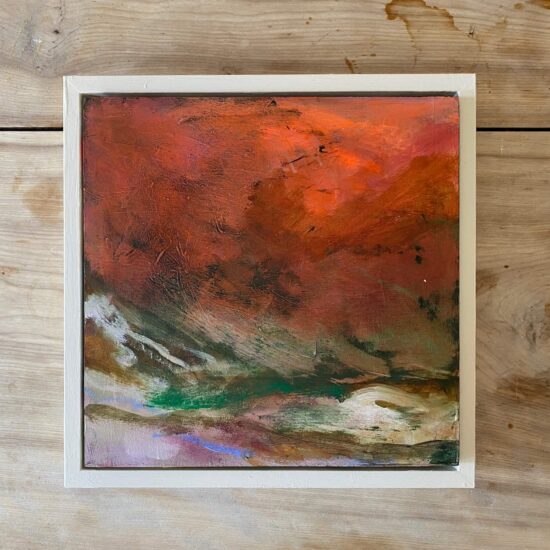 Like a drifter 30x30 acrylic on wood