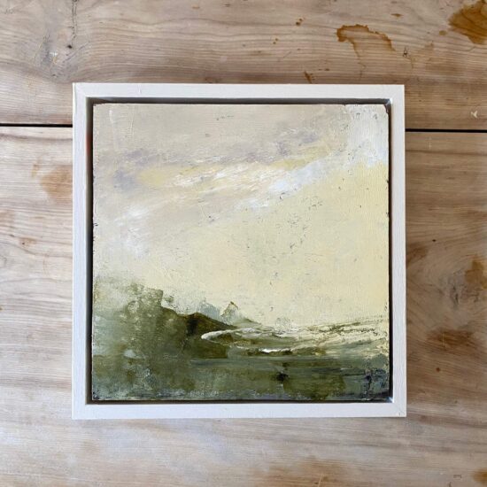 Lonely street of dreams 30x30 acrylic on wood