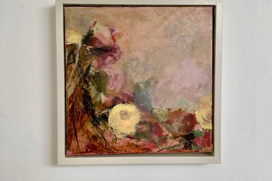 Summer blooms 30x30 acrylic on canvas