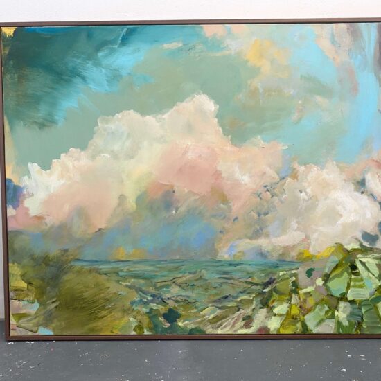 1. Cloudy bay 127x101cm acrylic on canvas