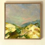 Corsica sublimely wild 40x40cm acrylic on canvas