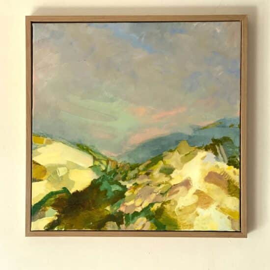 Corsica sublimely wild 40x40cm acrylic on canvas