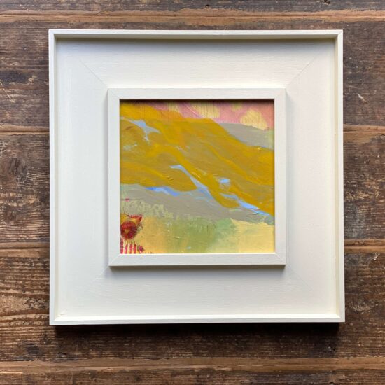 Many rivers to cross 21x21cm acrylic on wood