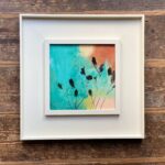 Shrunken berries of autumn 21x21cm acrylic on wood